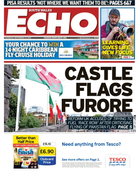 Cover of South Wales Echo