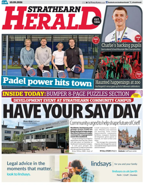 Cover of Strathearn Herald