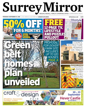 Cover of Surrey Mirror