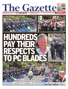 Cover of Teesside Evening Gazette