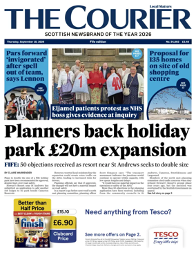 Cover of The Courier & Advertiser (Fife Edition)
