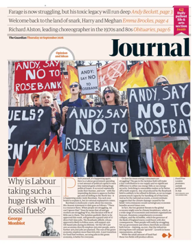 Cover of The Guardian e-paper Journal