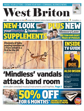 Cover of West Briton (Truro and Mid Cornwall)
