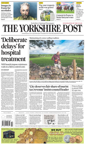 Cover of Yorkshire Post