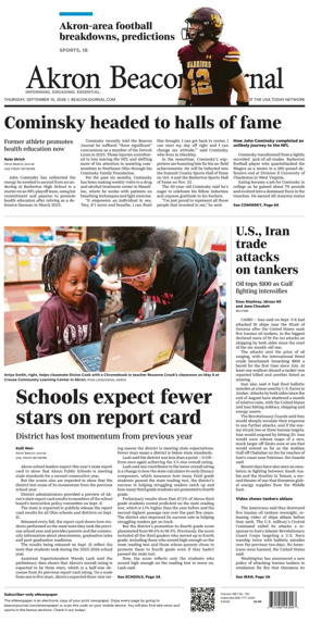 Cover of Akron Beacon Journal