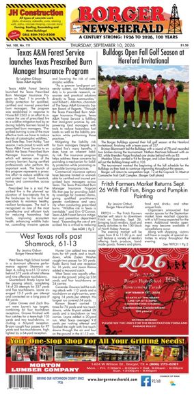 Cover of Borger News-Herald