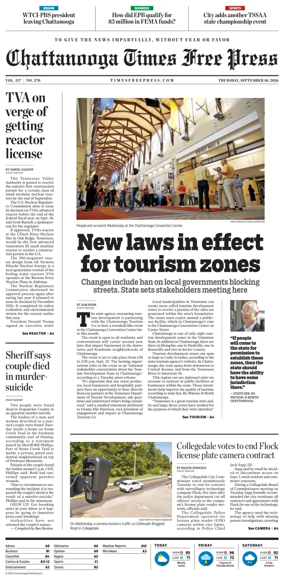 Cover of Chattanooga Times Free Press