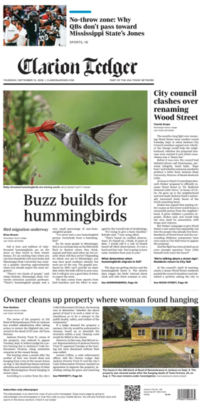 Cover of Clarion Ledger