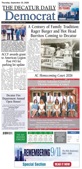 Cover of The Decatur Daily Democrat