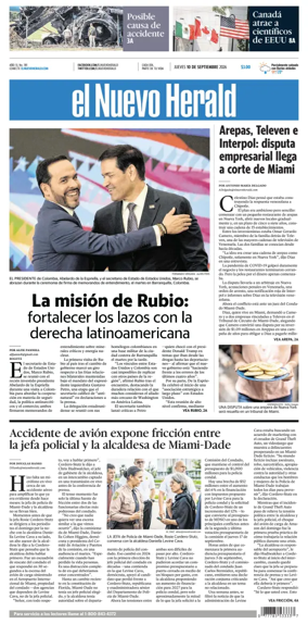 Cover of El Nuevo Herald