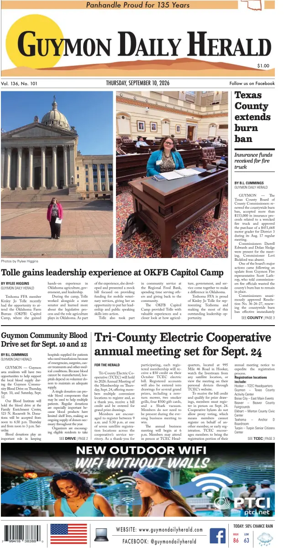 Cover of Guymon Daily Herald