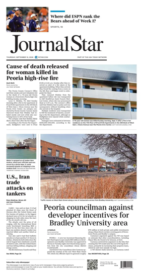 Cover of Journal Star (Peoria)
