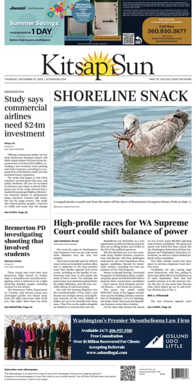 Cover of Kitsap Sun