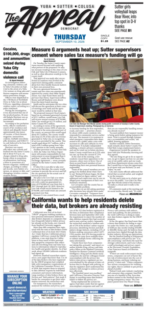 Cover of Marysville Appeal-Democrat