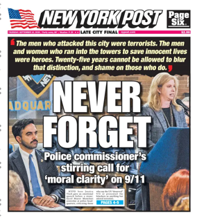 Cover of New York Post