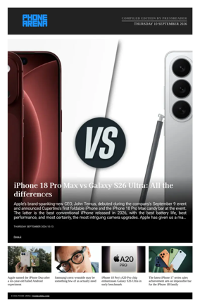 Cover of Phone Arena - Compiled Edition