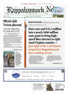 Cover of Rappahannock News