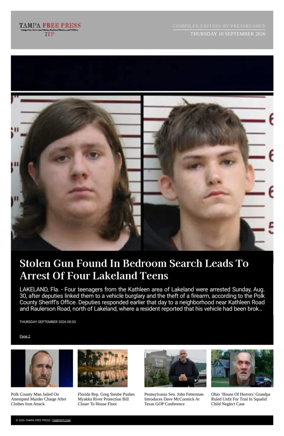 Cover of Tampa Free Press
