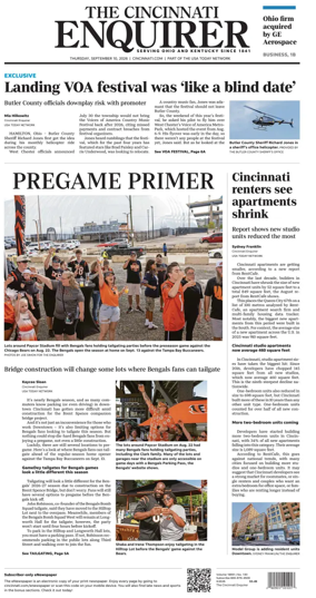 Cover of The Cincinnati Enquirer