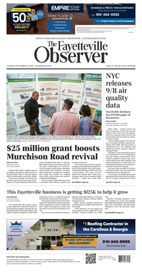 Cover of The Fayetteville Observer