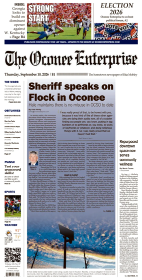 Cover of The Oconee Enterprise