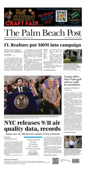 Cover of The Palm Beach Post