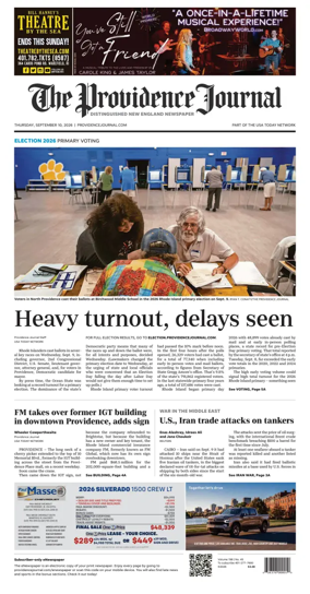 Cover of The Providence Journal
