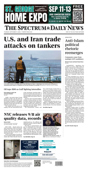 Cover of The Spectrum & Daily News