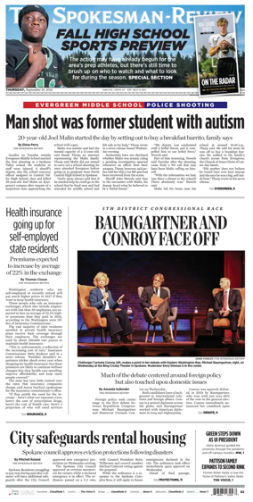 Cover of The Spokesman-Review (Spokane)