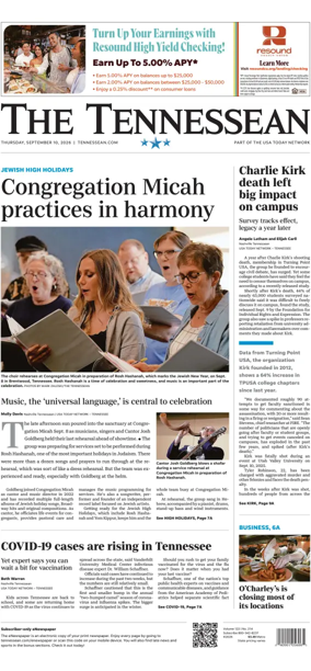 Cover of The Tennessean