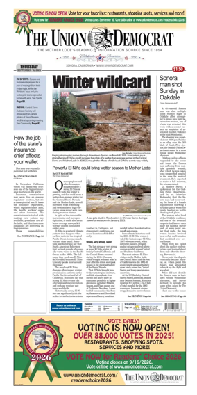 Cover of The Union Democrat