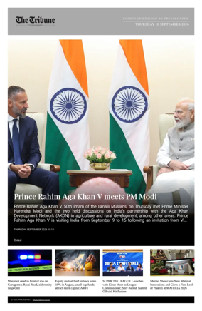 Cover of Tribune India - Compiled Edition