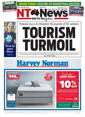 Cover of NT News