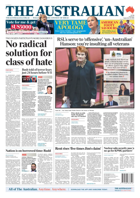 Cover of The Australian
