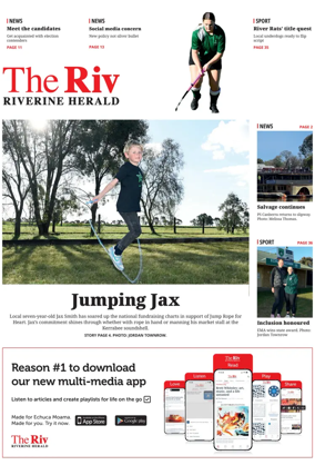 Cover of The Riverine Herald