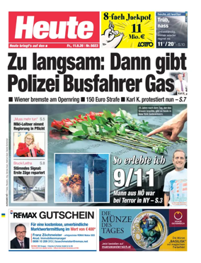 Cover of Heute - Niederosterreich Ausgabe