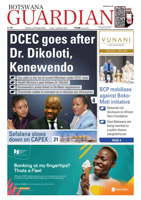 Cover of Botswana Guardian