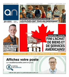 Cover of Acadie Nouvelle