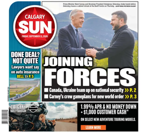 Cover of Calgary Sun