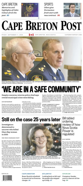 Cover of Cape Breton Post