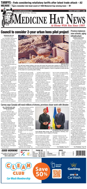 Cover of Medicine Hat News