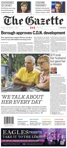Cover of Montreal Gazette