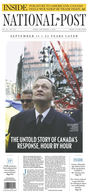 Cover of National Post - (National Edition)