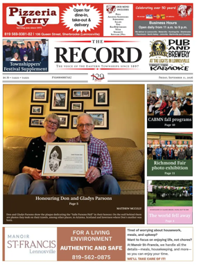 Cover of Sherbrooke Record