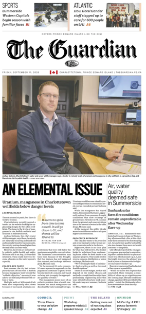 Cover of The Guardian (Charlottetown)