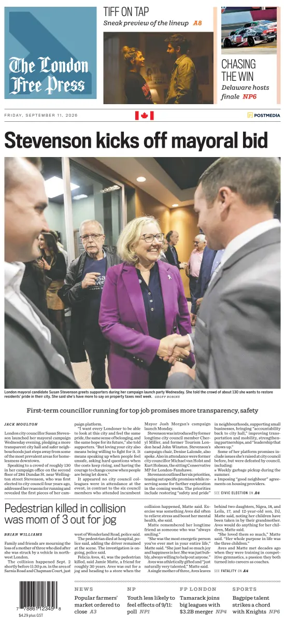Cover of The London Free Press