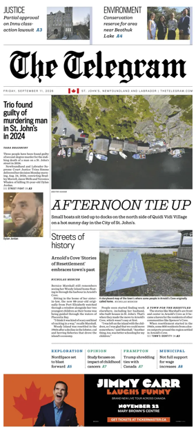 Cover of The Telegram (St. John's)