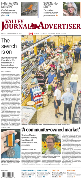 Cover of Valley Journal Advertiser