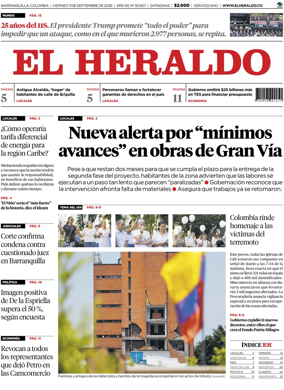 Cover of El Heraldo (Colombia)