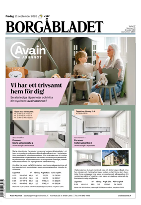 Cover of Borgabladet
